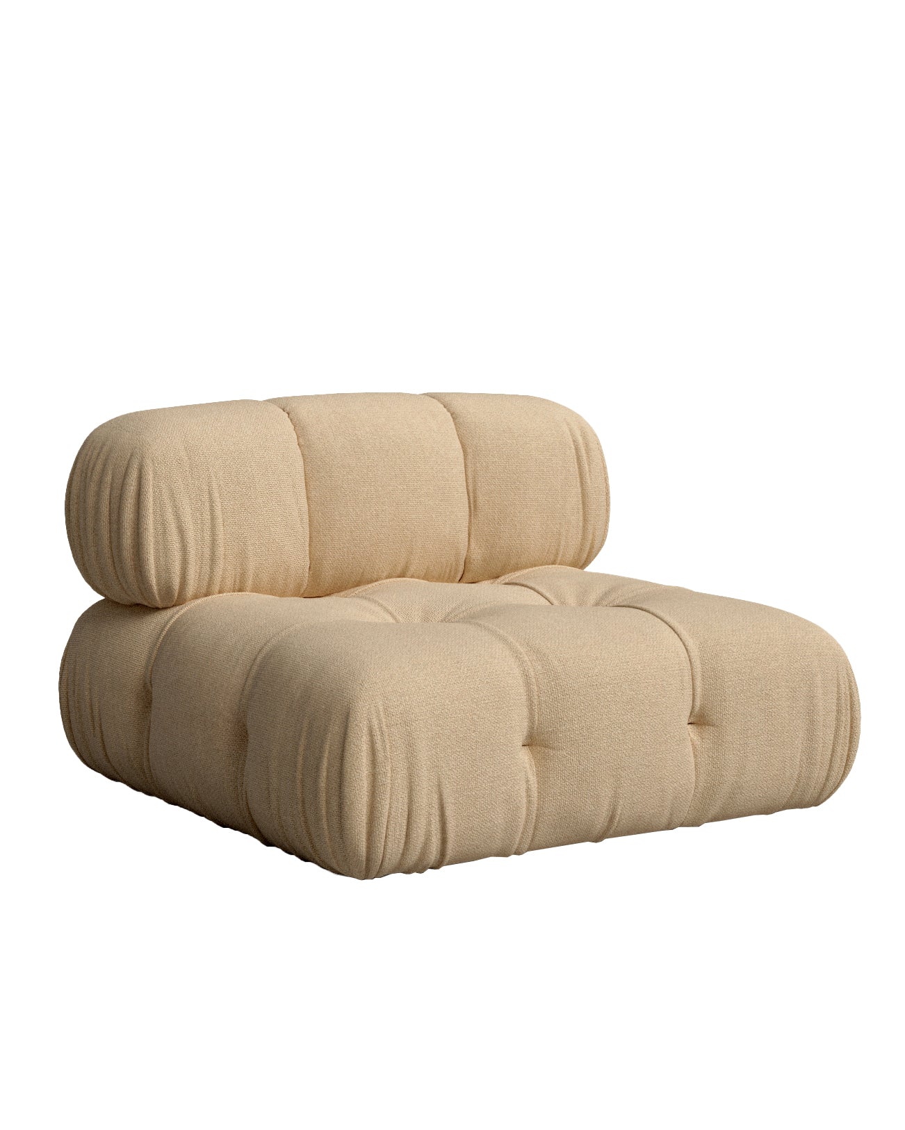 Fauteuil marron clair 99 x 99 cm