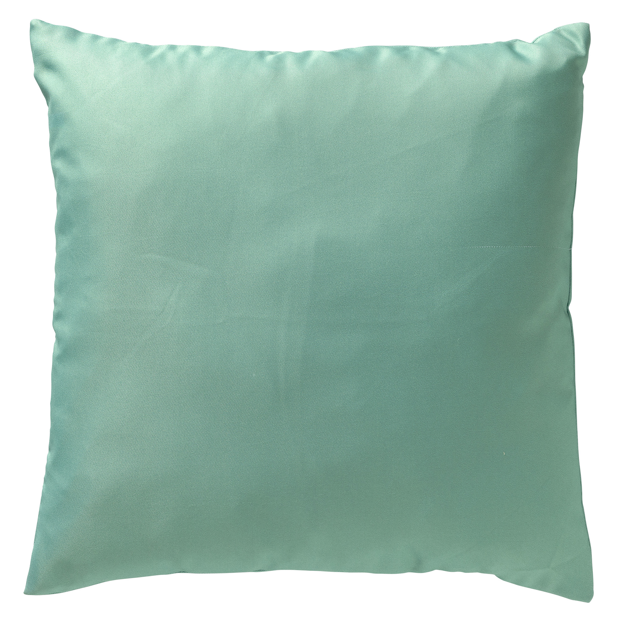 Housse de coussin d'extérieur vert 45x45 cm uni