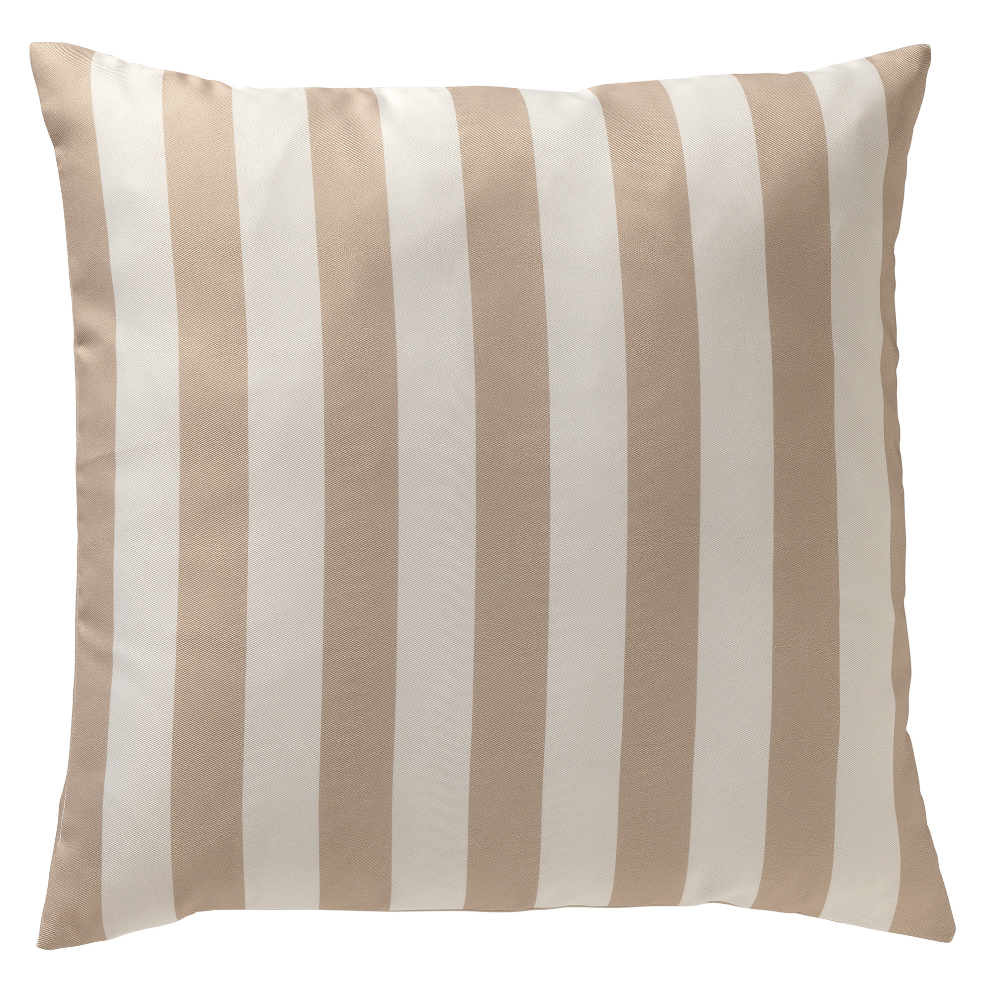 Housse de coussin d'extérieur beige 45x45 cm unique