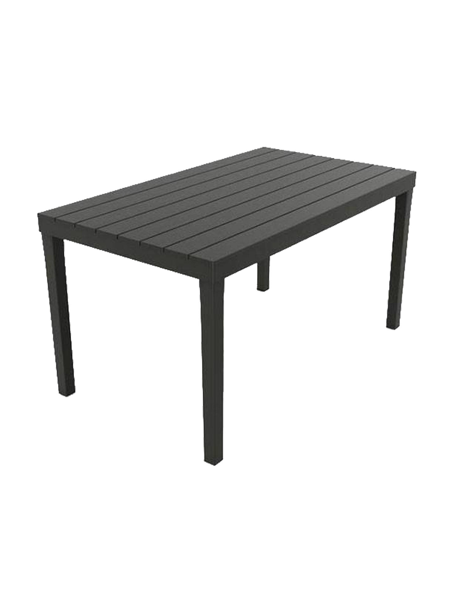 Table d'extérieur anthracite 138x138 cm