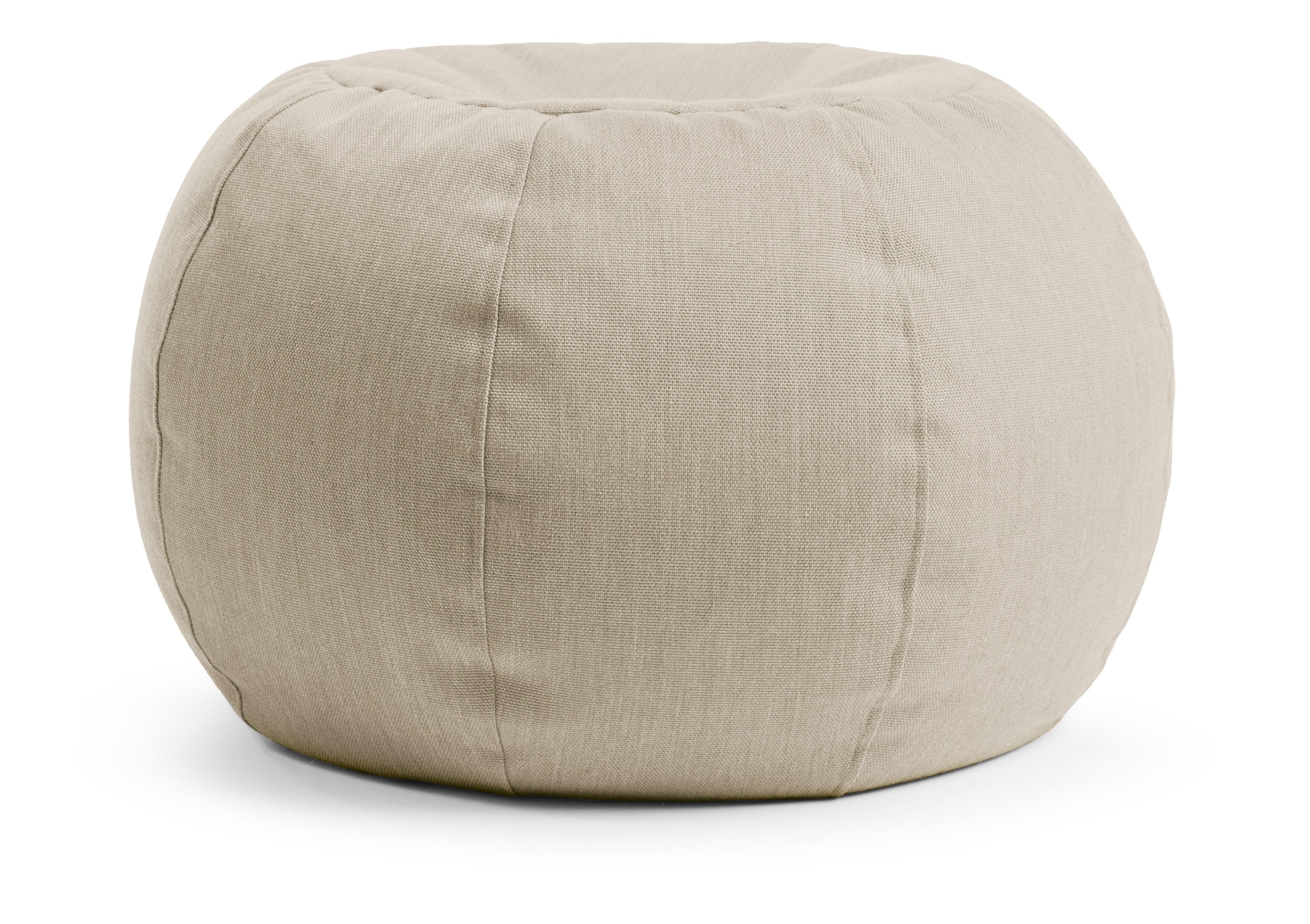 Pouf d'extérieur rond sable 40x60