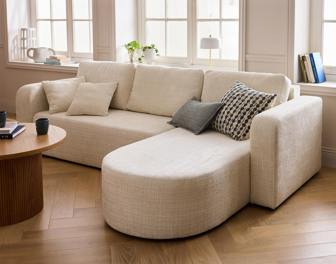 Produit similaire: miro - Canapé velours Beige