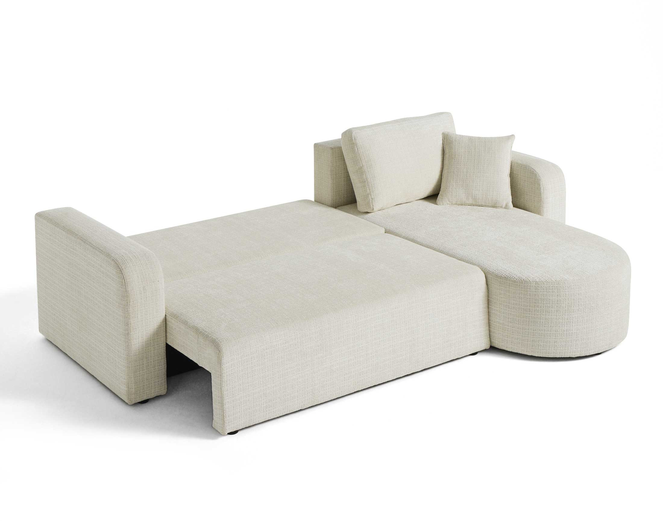 miro - Canapé velours Beige - Vue supplémentaire 2