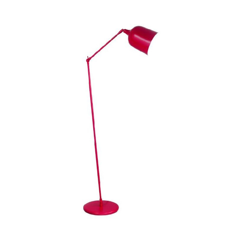 Lampadaire design en métal rose