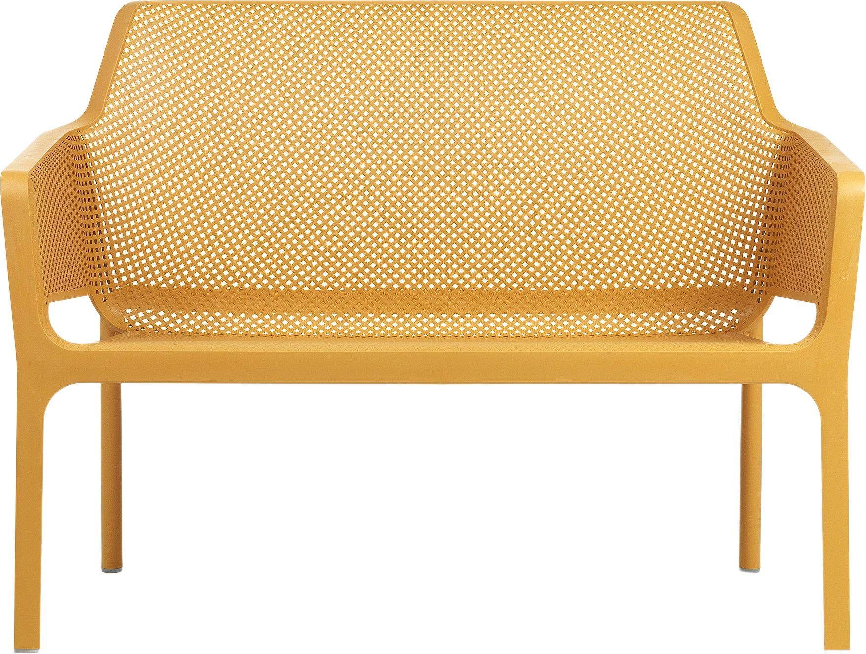 Banc Plastique jaune 116x86x70 cm