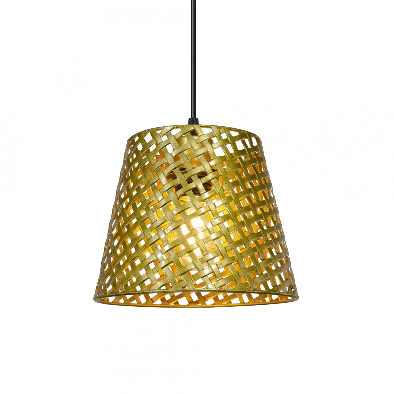 Suspension en métal coloris doré