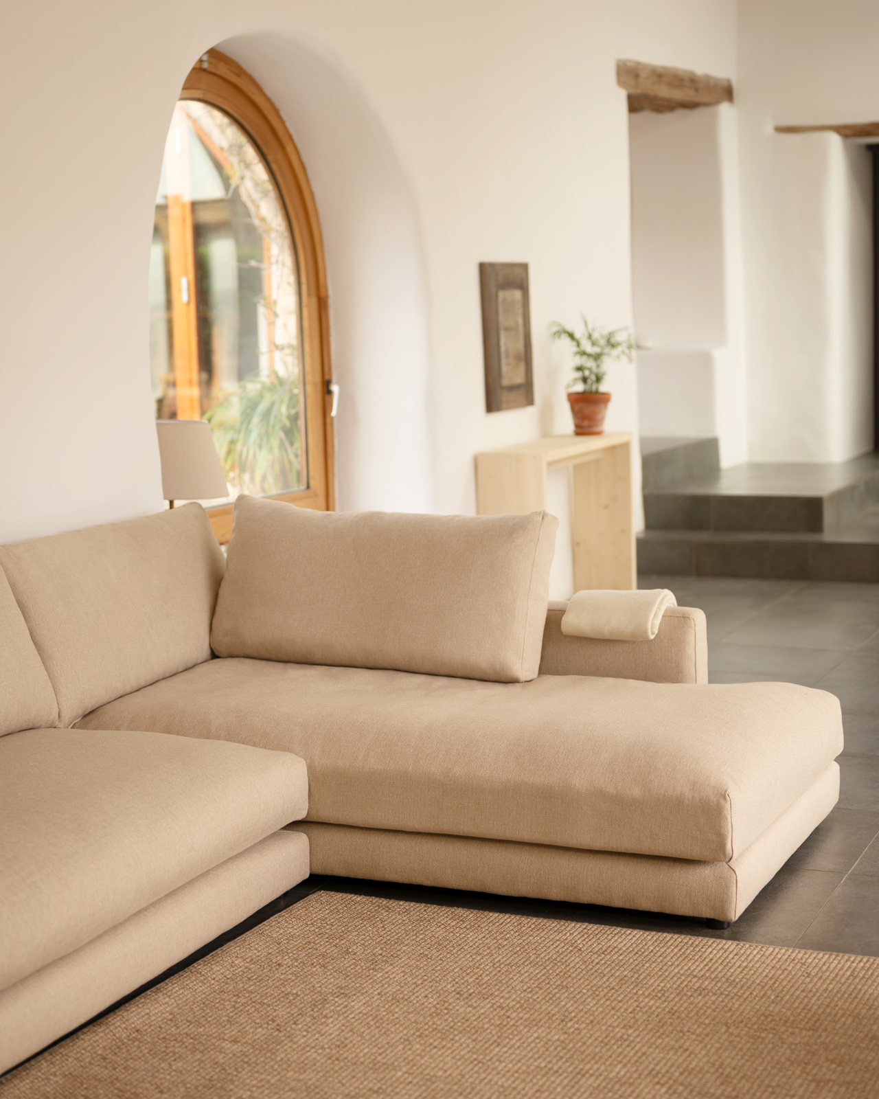 laia - Canapé relax Beige - Vue supplémentaire 2