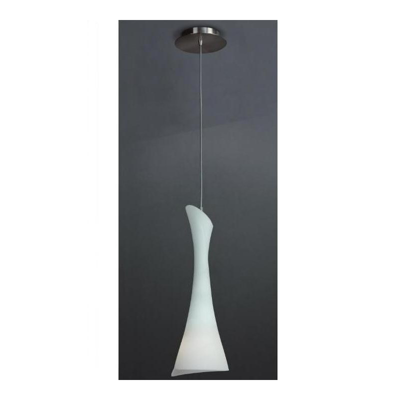 Suspension en métal blanc