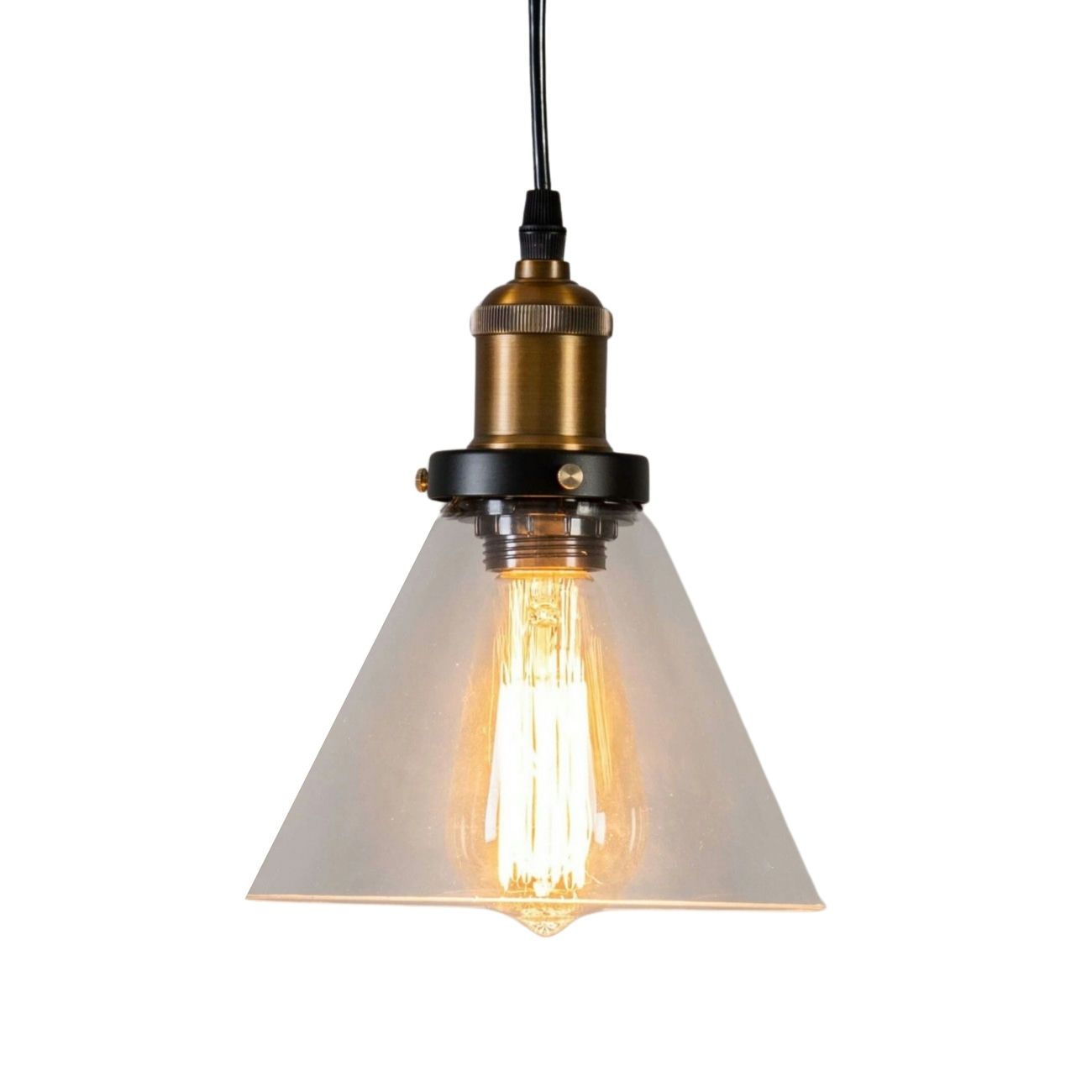 Suspension en verre Transparent 20 cm