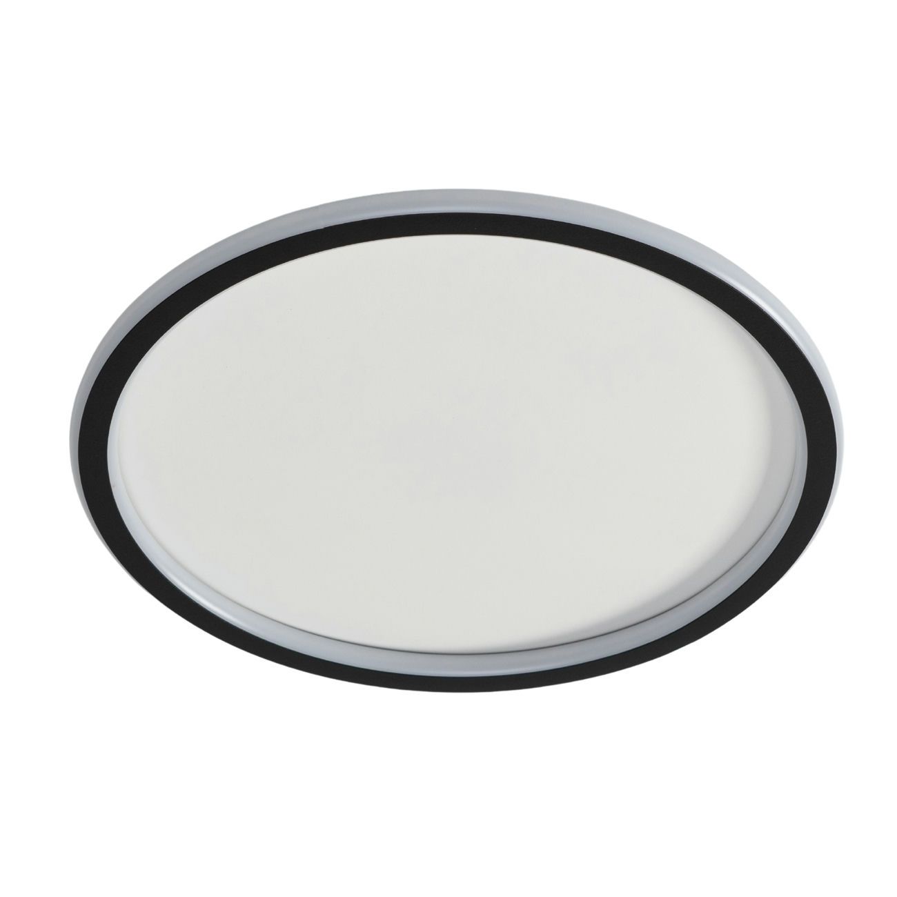 Plafonnier en métal et acrylique Noir 4.5 cm