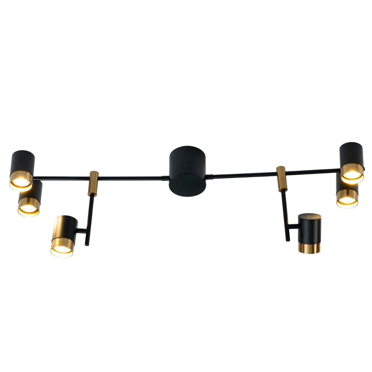 Plafonnier en métal Noir 96 cm