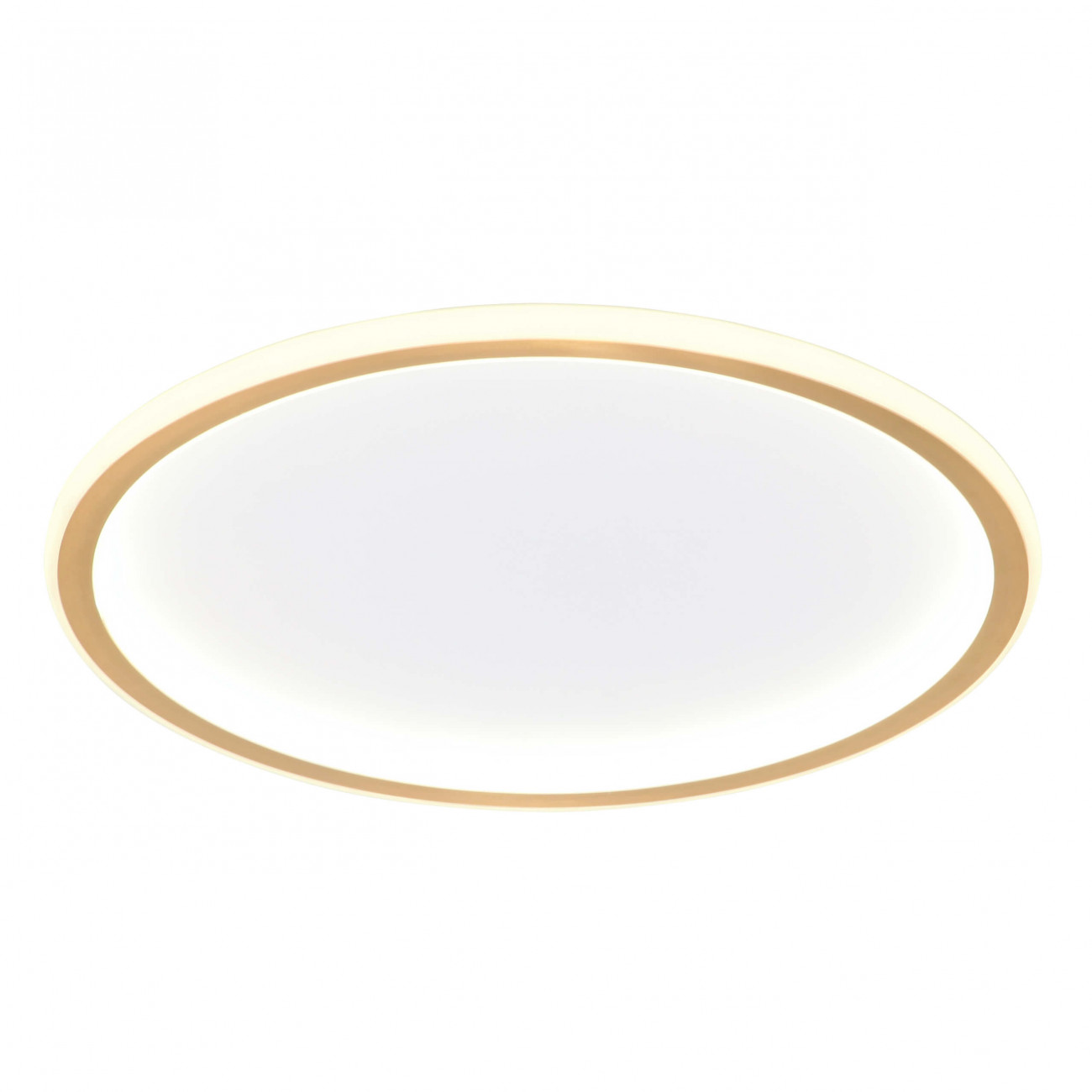 Plafonnier en métal et acrylique Doré / Laiton 60 cm