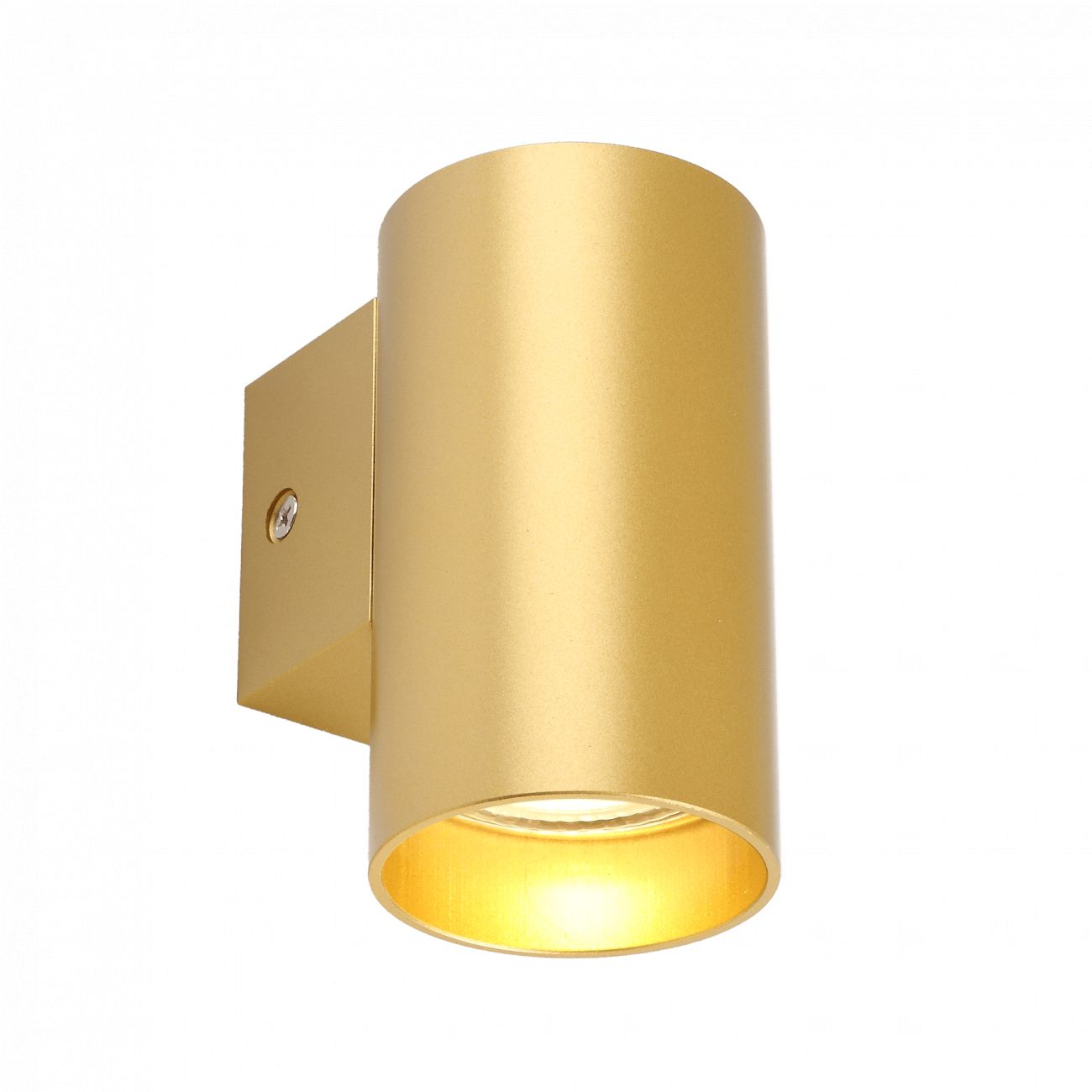 Applique en aluminium Doré / Laiton 10 cm