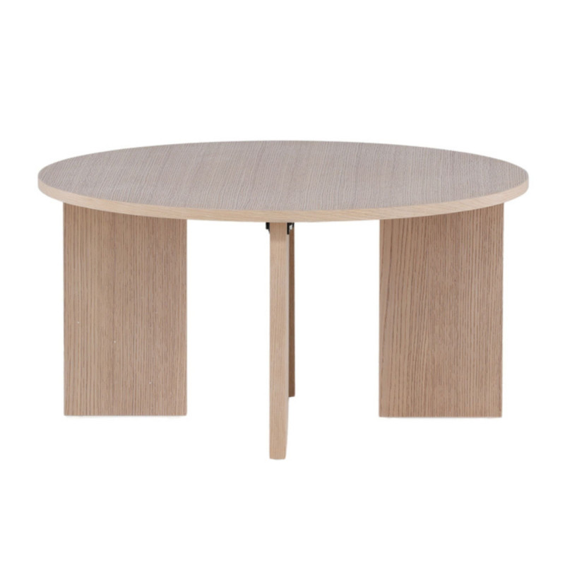 Table basse blanchie en MDF