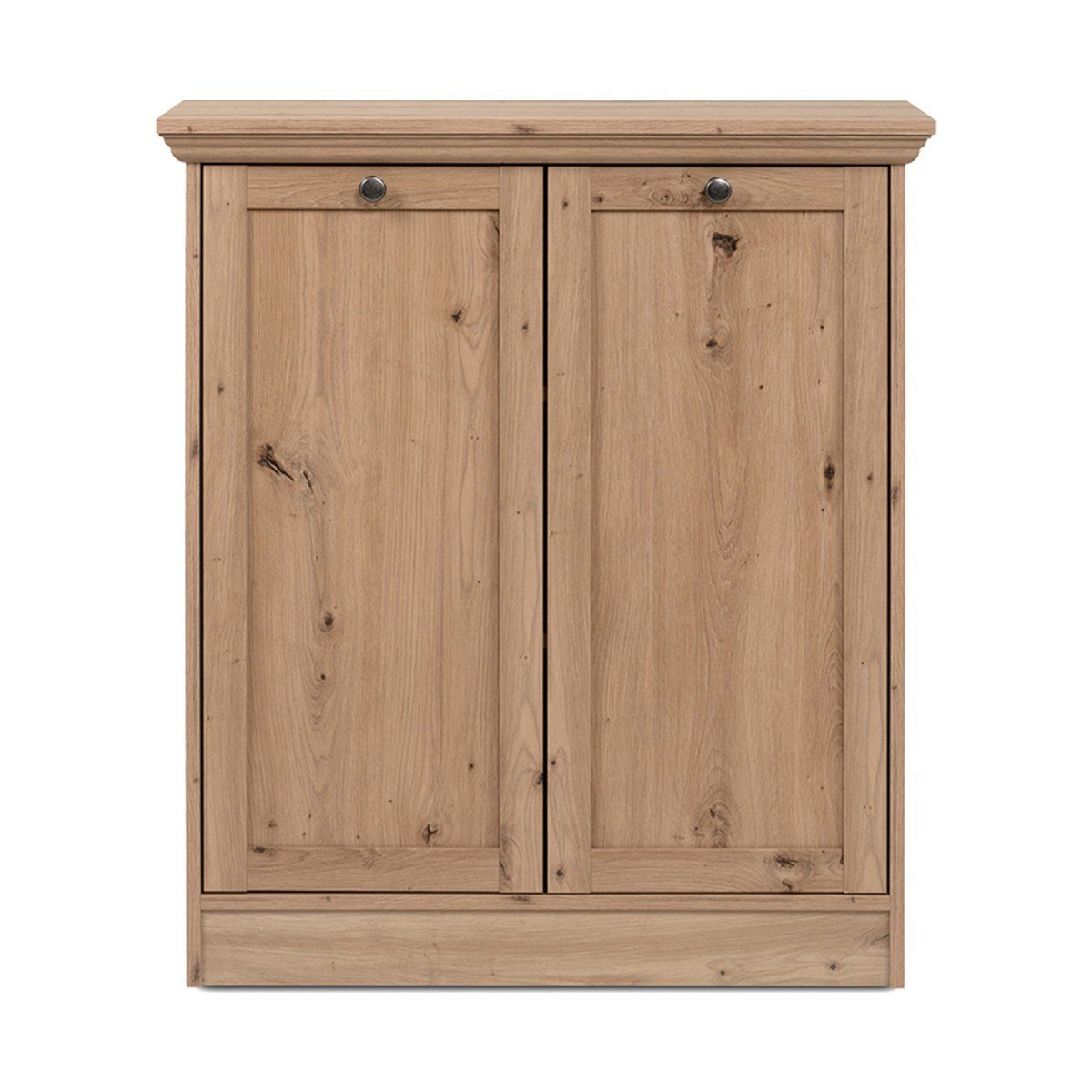 Buffet 2 portes 80x35x90 cm décor chêne – TIMBY