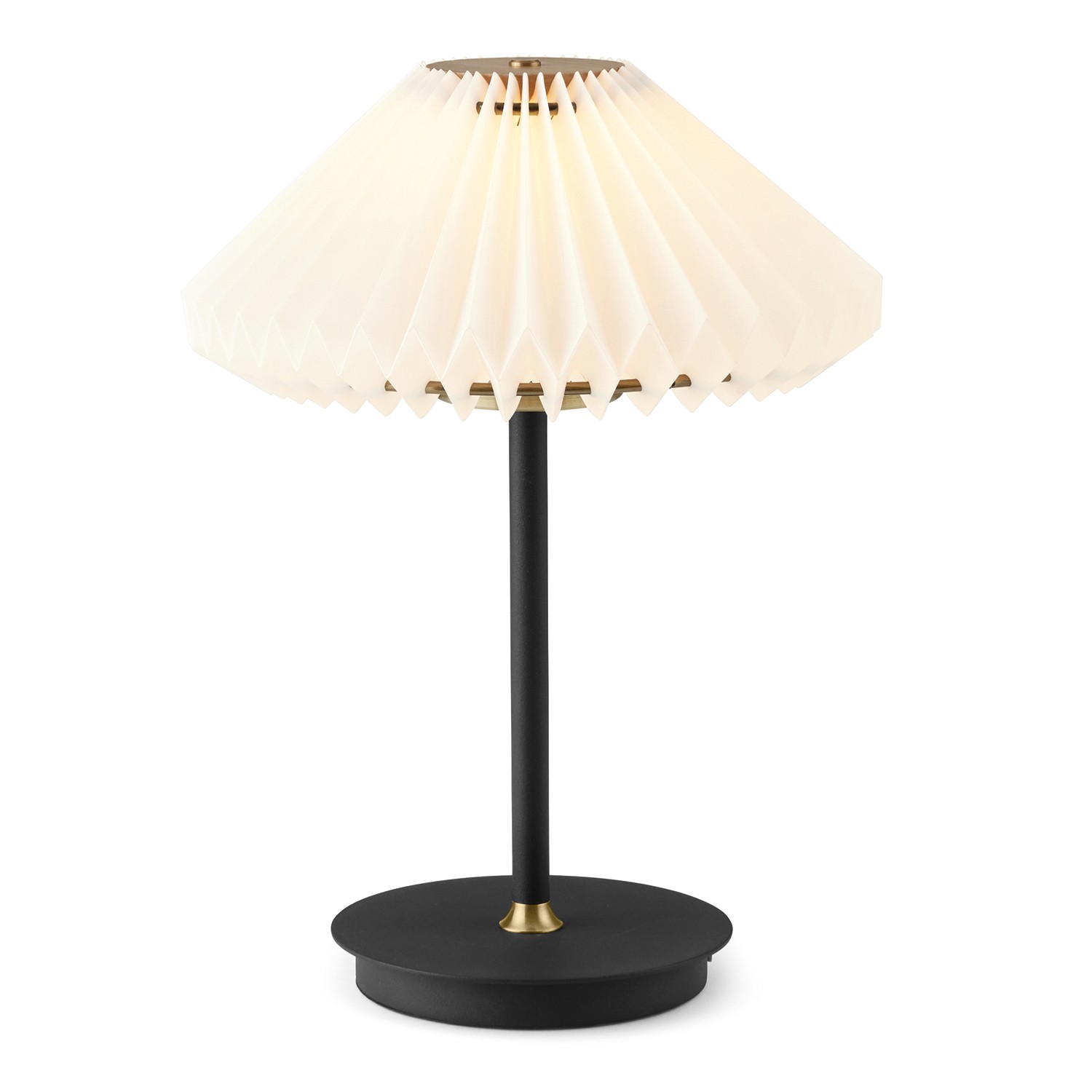 Lampe rechargeable en métal, blanc D :22cm