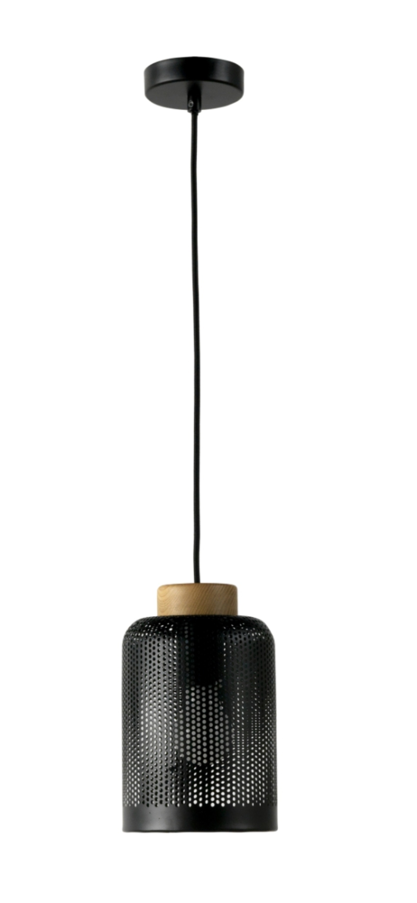 Plafonnier en métal noire 15 cm diàmetre