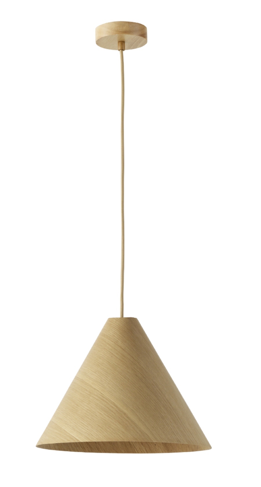 Plafonnier en bois marron clair