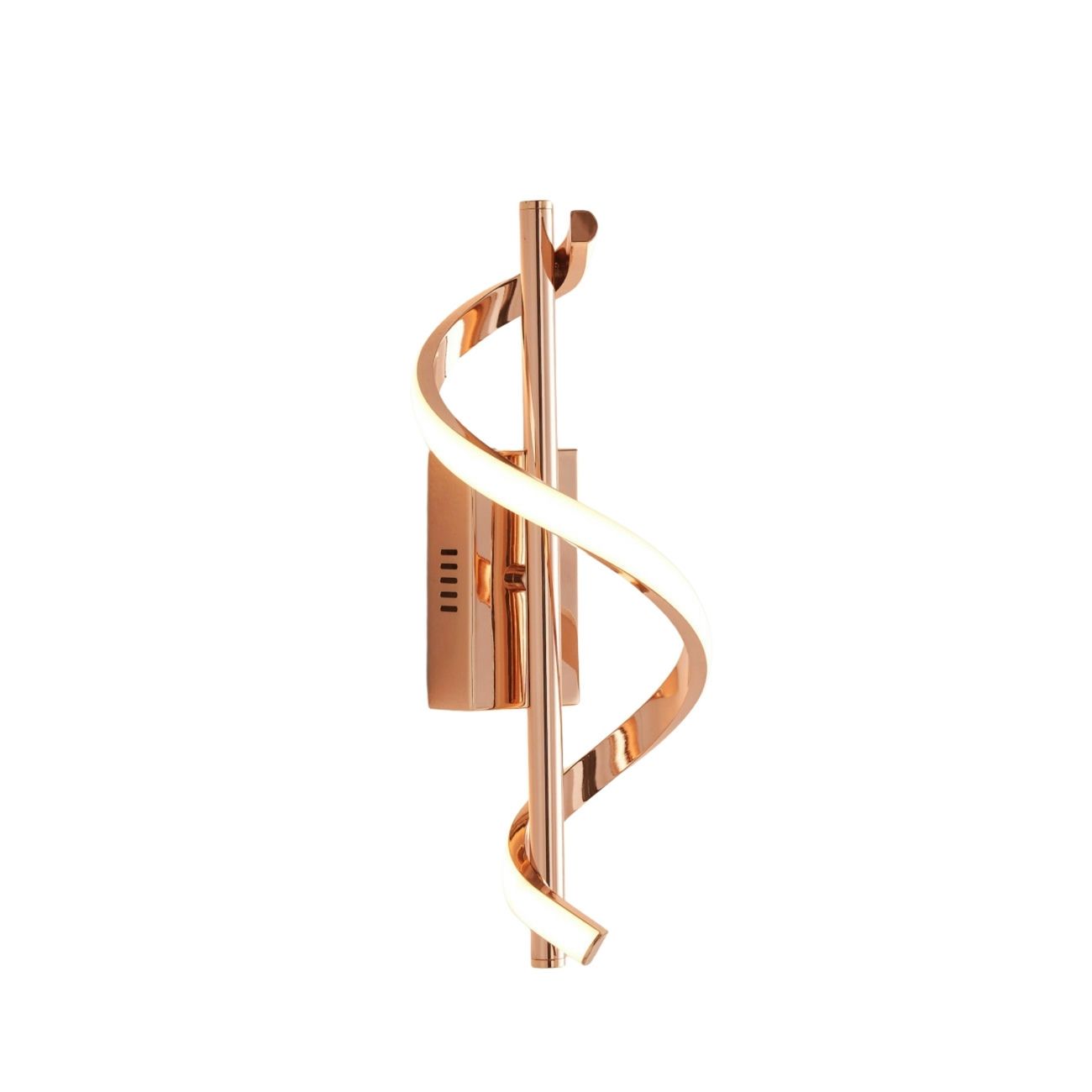 Applique en aluminium, fer et pvc Doré / Laiton 35 cm