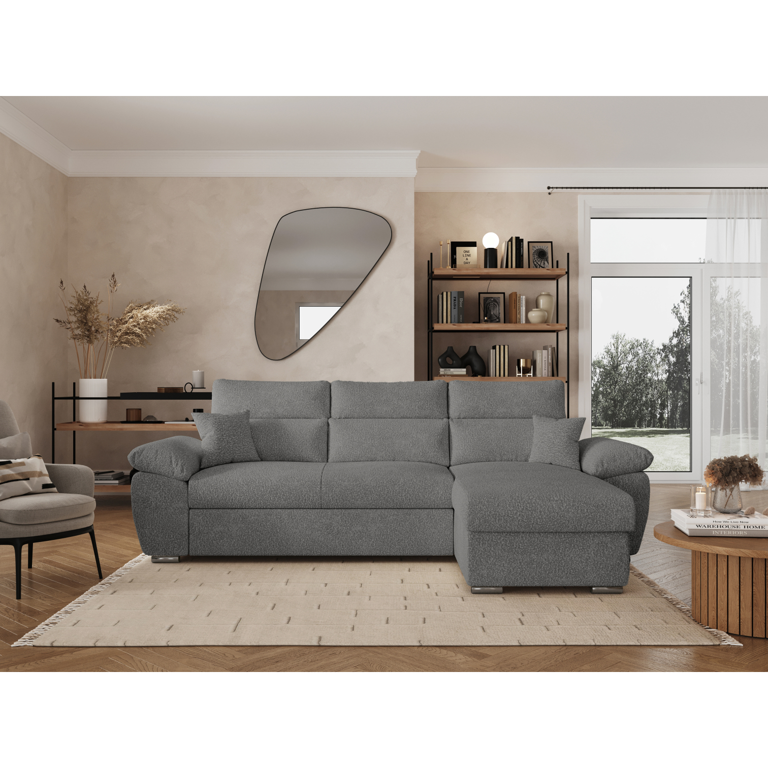 Produit similaire: komeco - Canapé relax convertible Gris