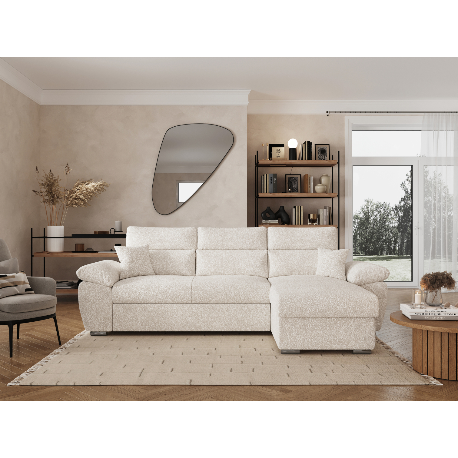 Produit similaire: komeco - Canapé relax convertible Blanc