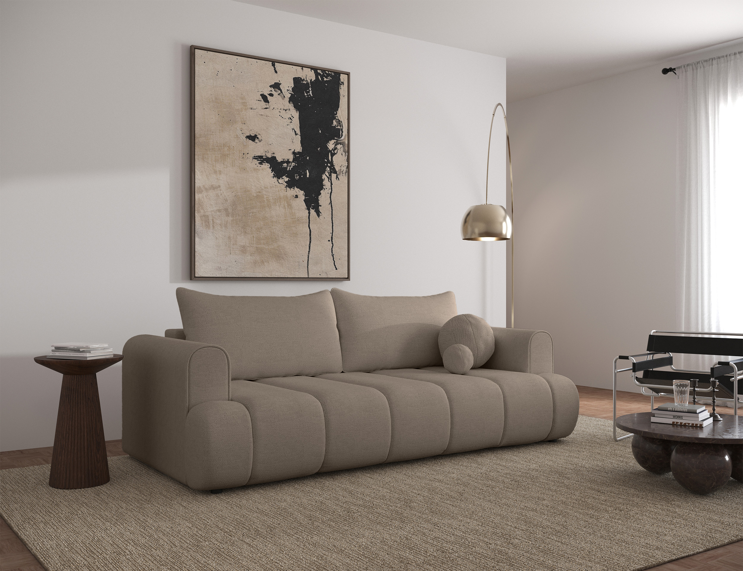 dandelino - Canapé Beige - Vue supplémentaire 2