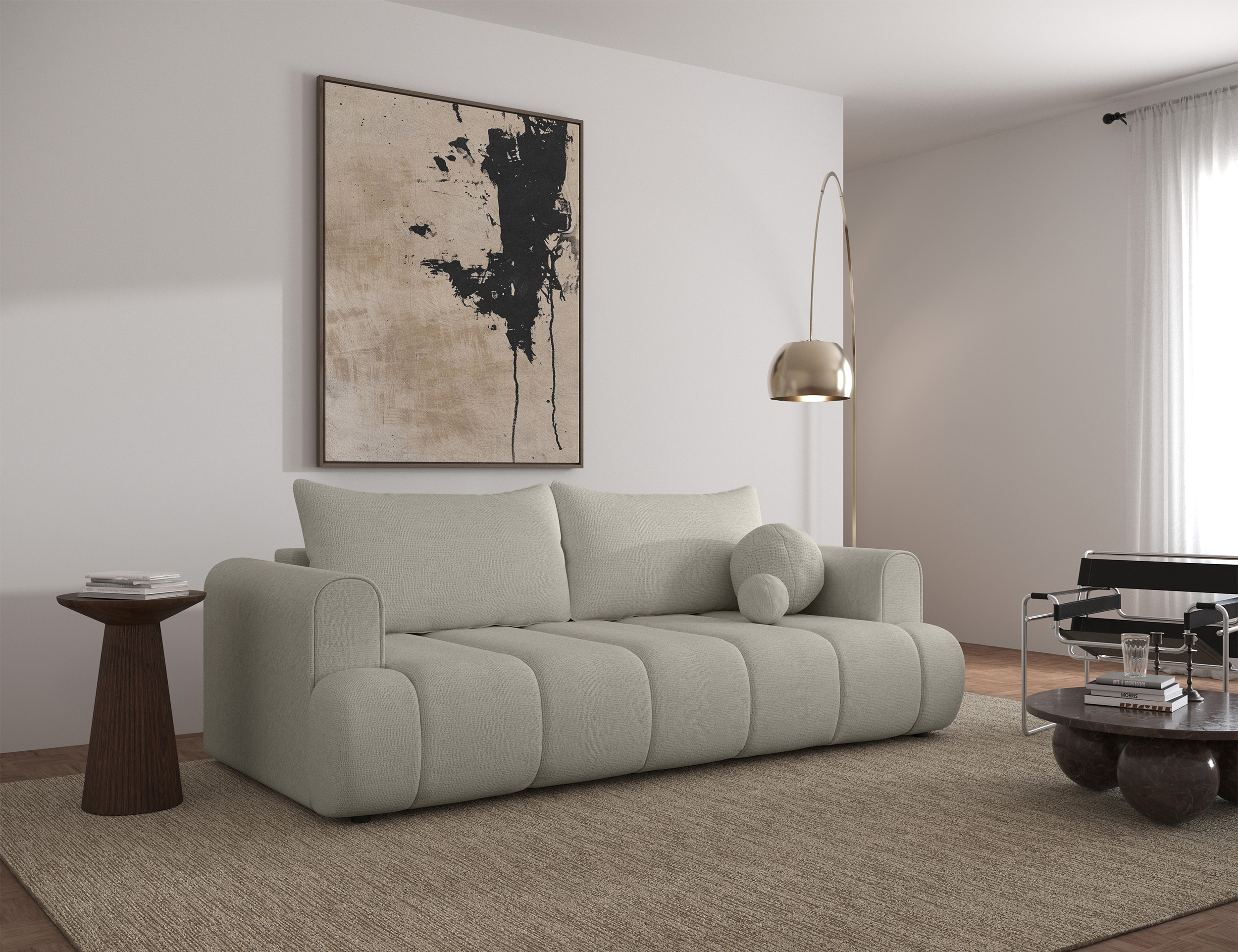 dandelino - Canapé beige - Vue supplémentaire 2