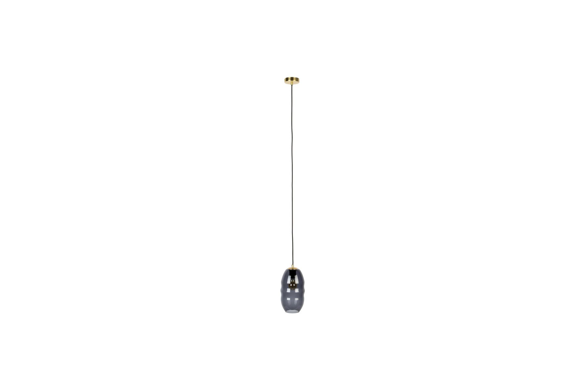 Suspension en verre gris
