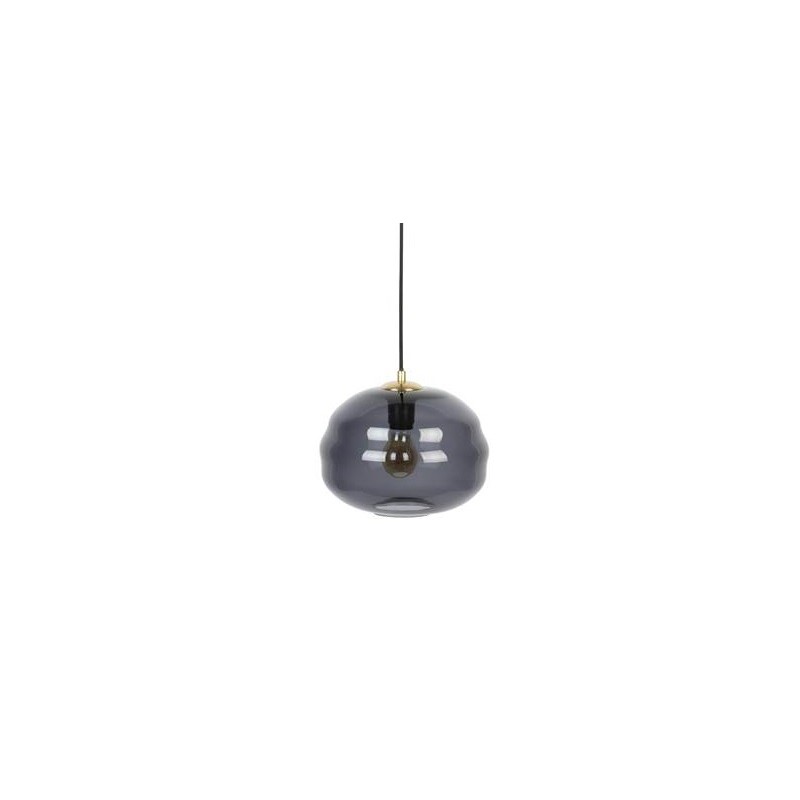 Suspension en verre gris