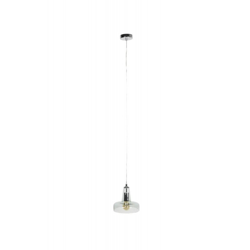 Suspension en verre vert