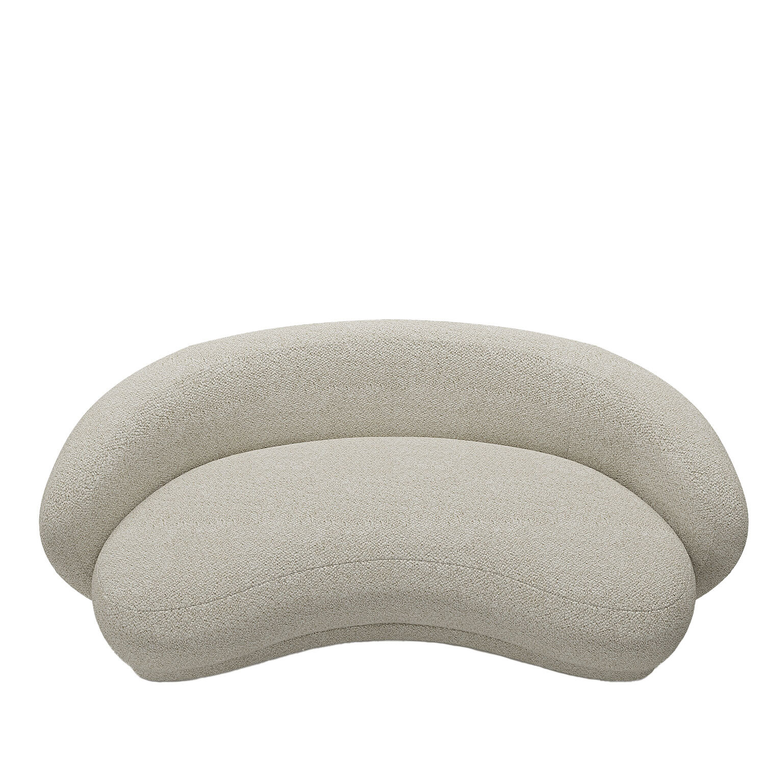bianca - Canapé bouclette Beige - Vue supplémentaire 2