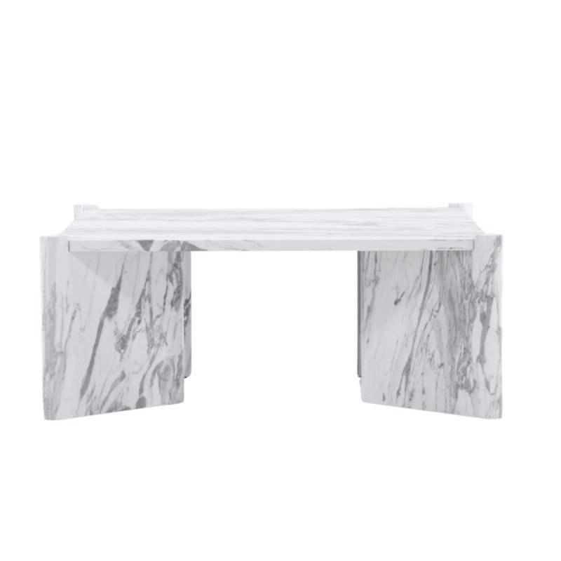 Table basse carrée 100x100cm gris