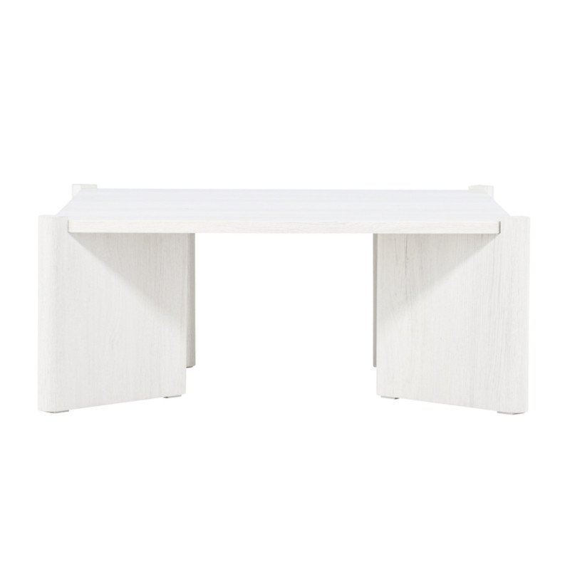 Table basse carrée 100x100cm blanche