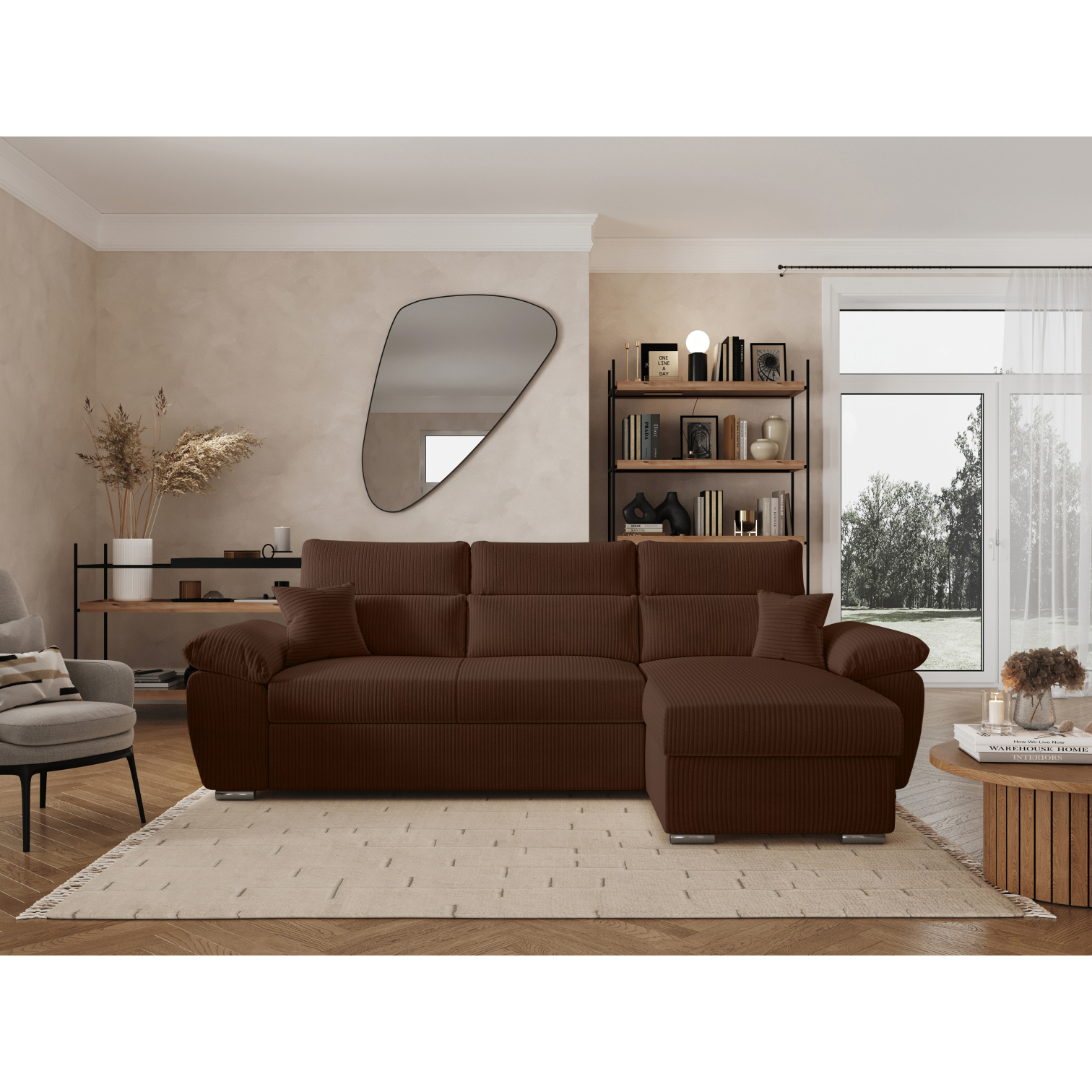 Produit similaire: komeco - Canapé relax convertible Marron