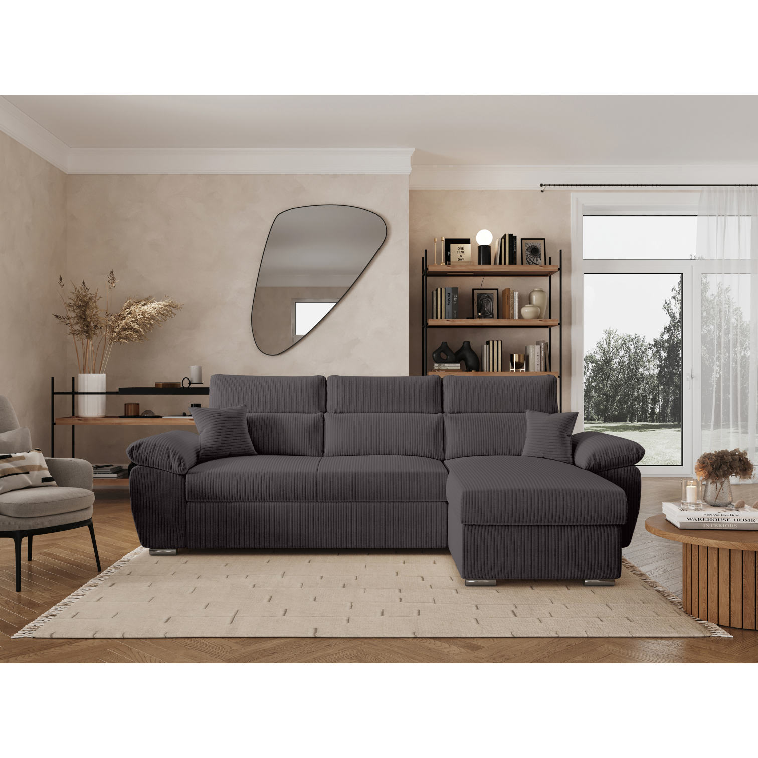 Produit similaire: komeco - Canapé relax convertible Gris