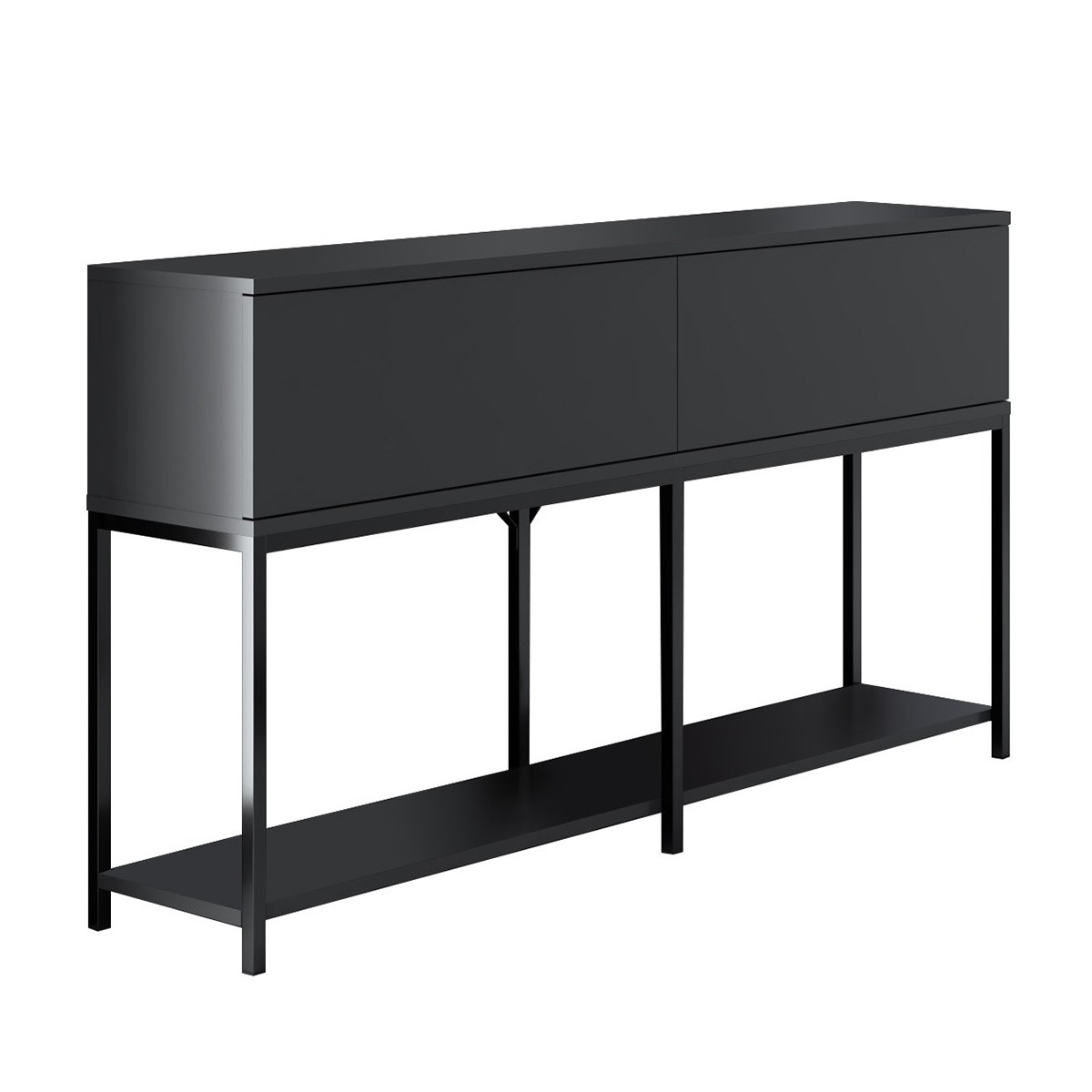 Console 2 portes abattantes L150 cm – Anthracite