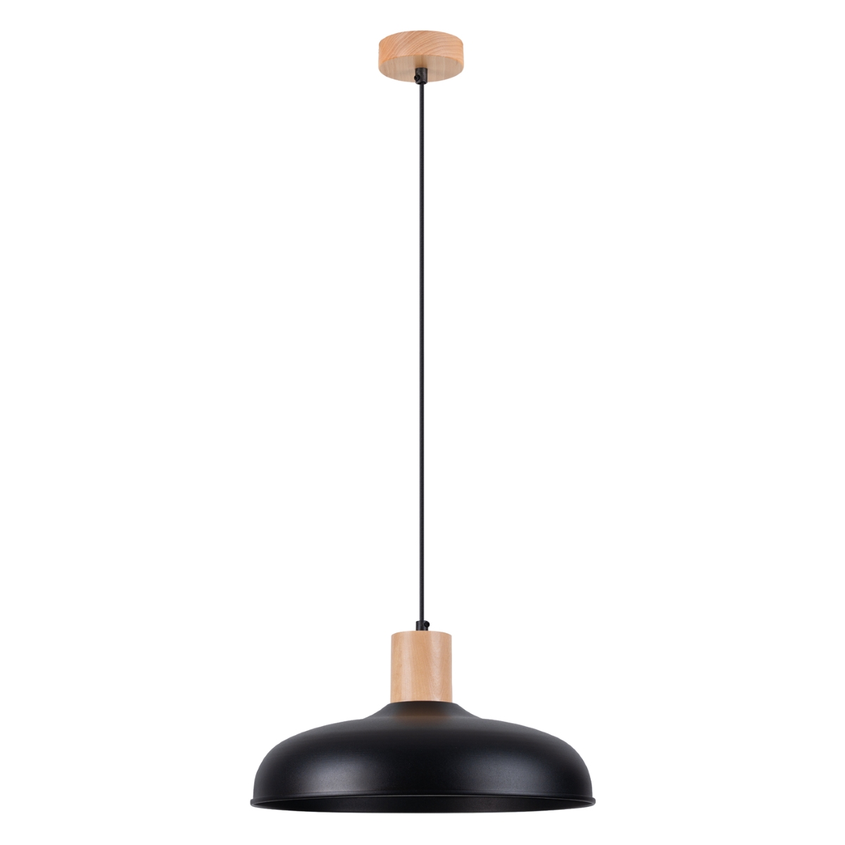Suspension en métal, noir H: 120cm