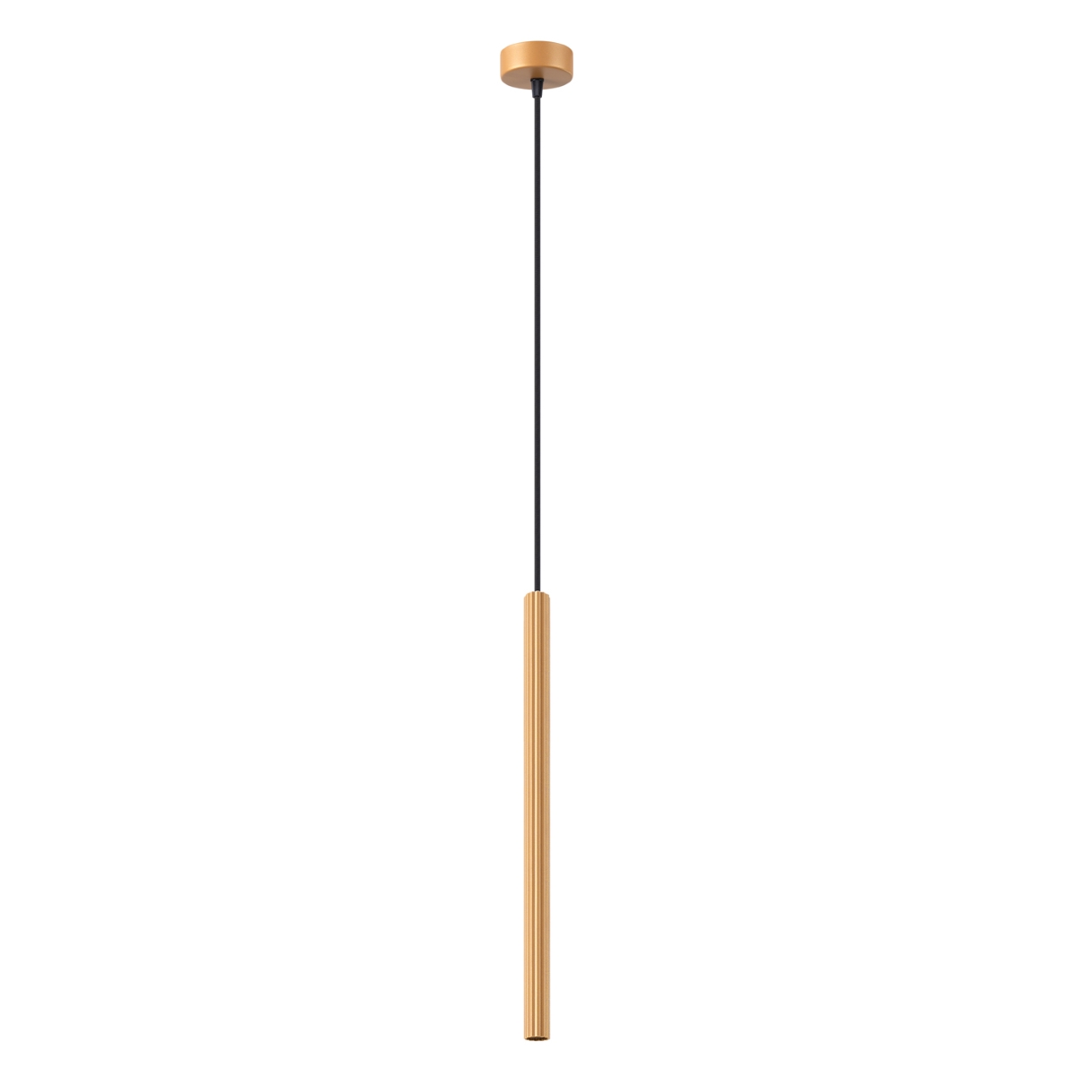 Suspension en métal, doré H: 120cm