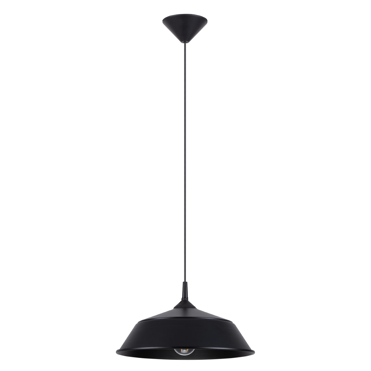 Suspension en métal, noir H: 74cm