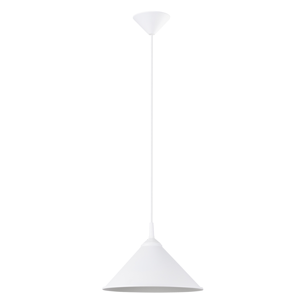 Suspension en métal, blanc H: 76cm