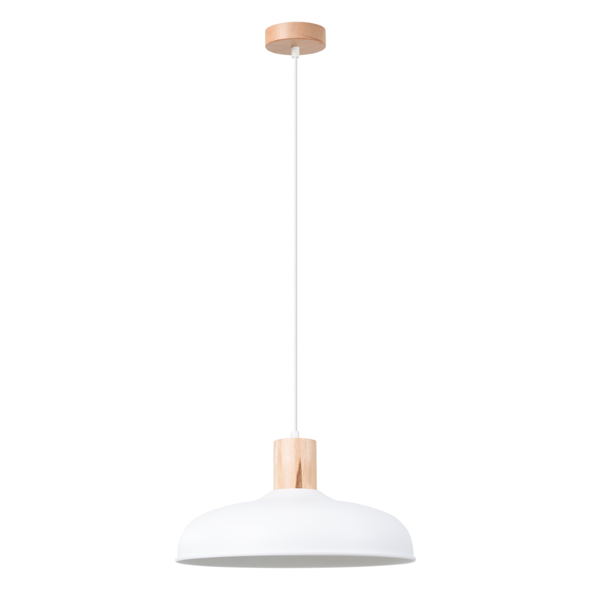 Suspension en métal, blanc H: 120cm