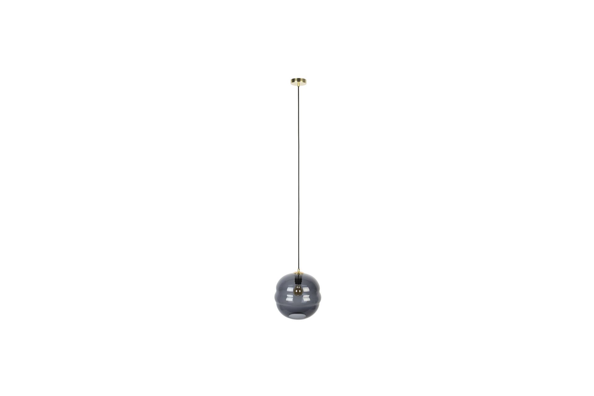 Suspension en verre gris
