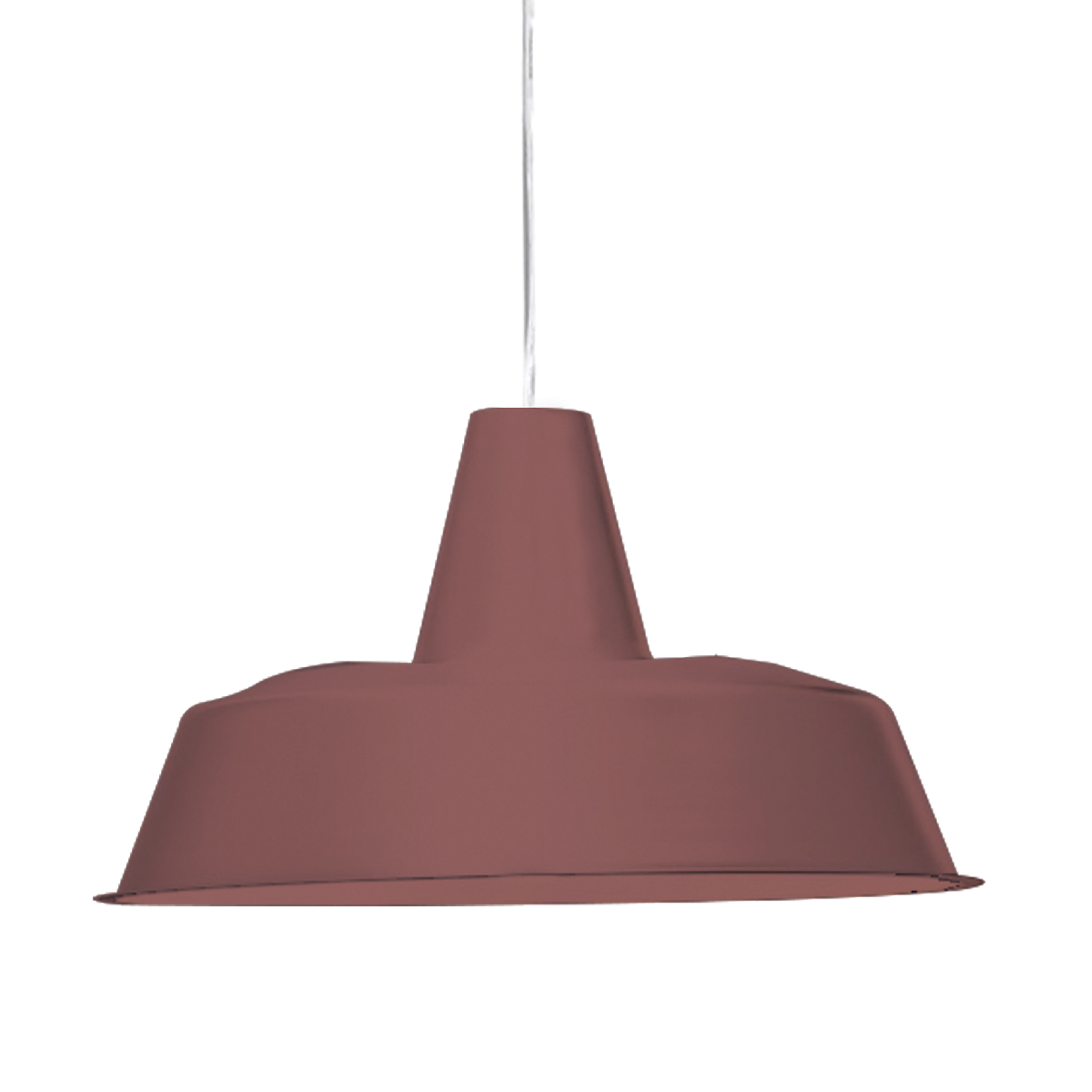 Suspension en métal rouge