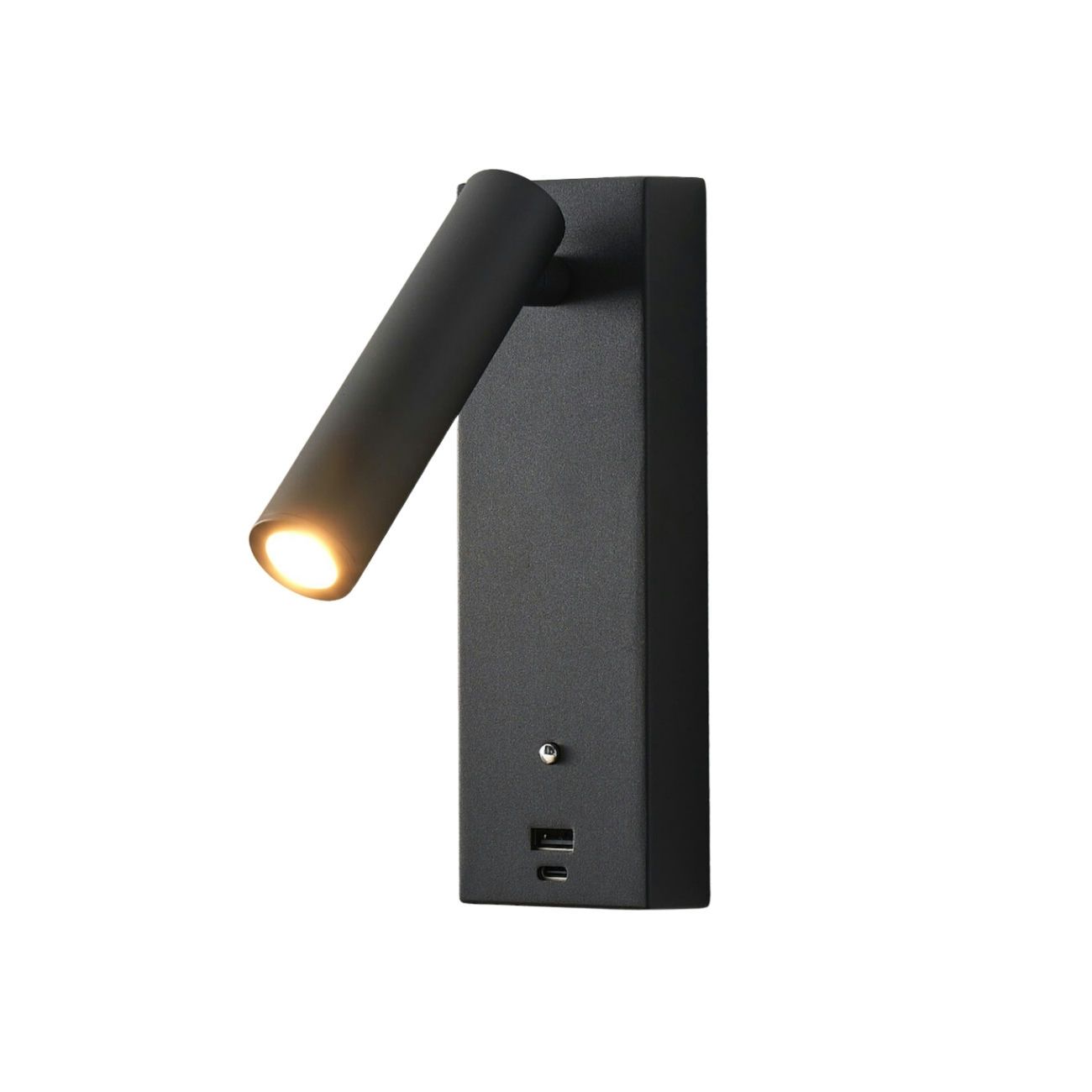 Applique en aluminium Noir 18 cm