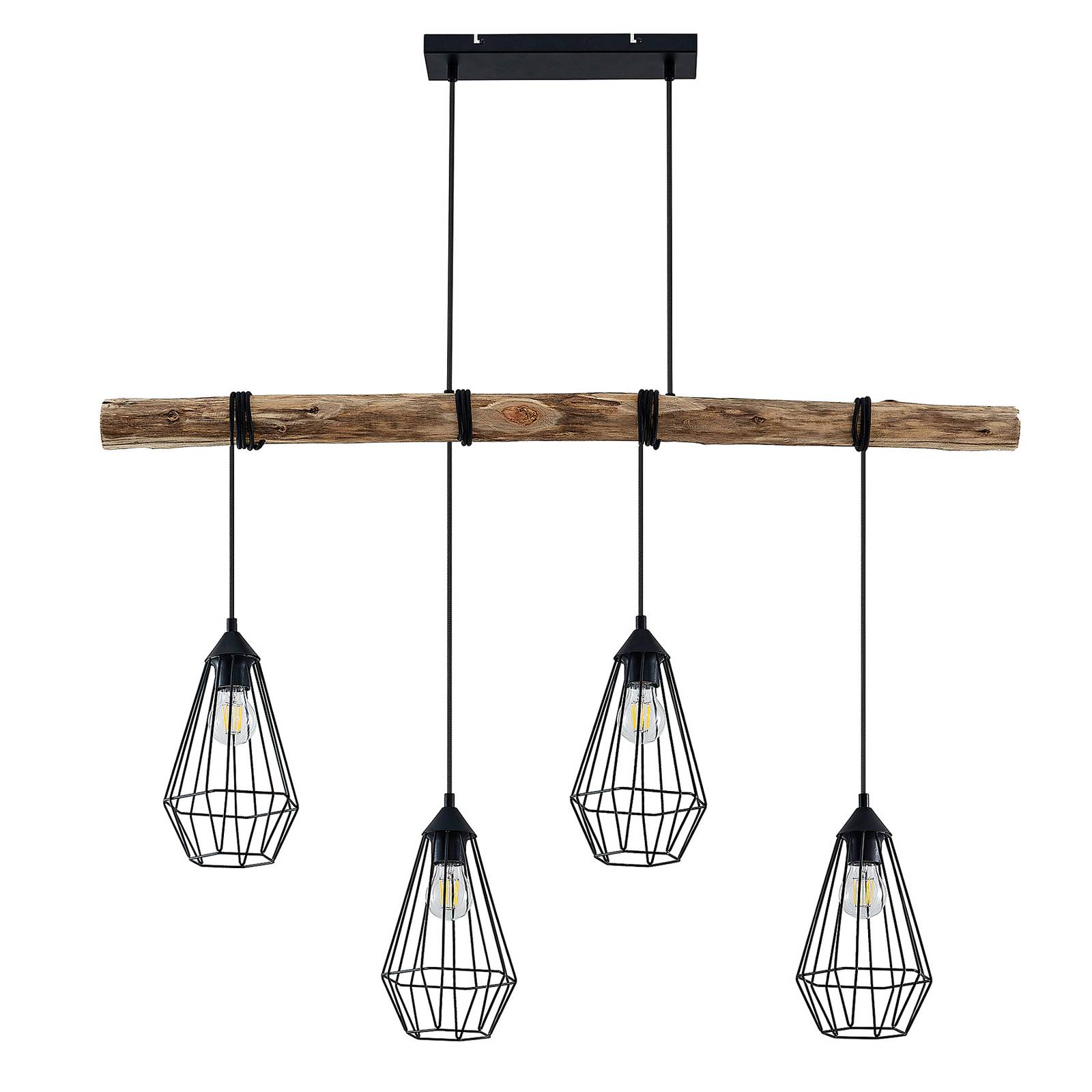 Suspension en Bois Marron