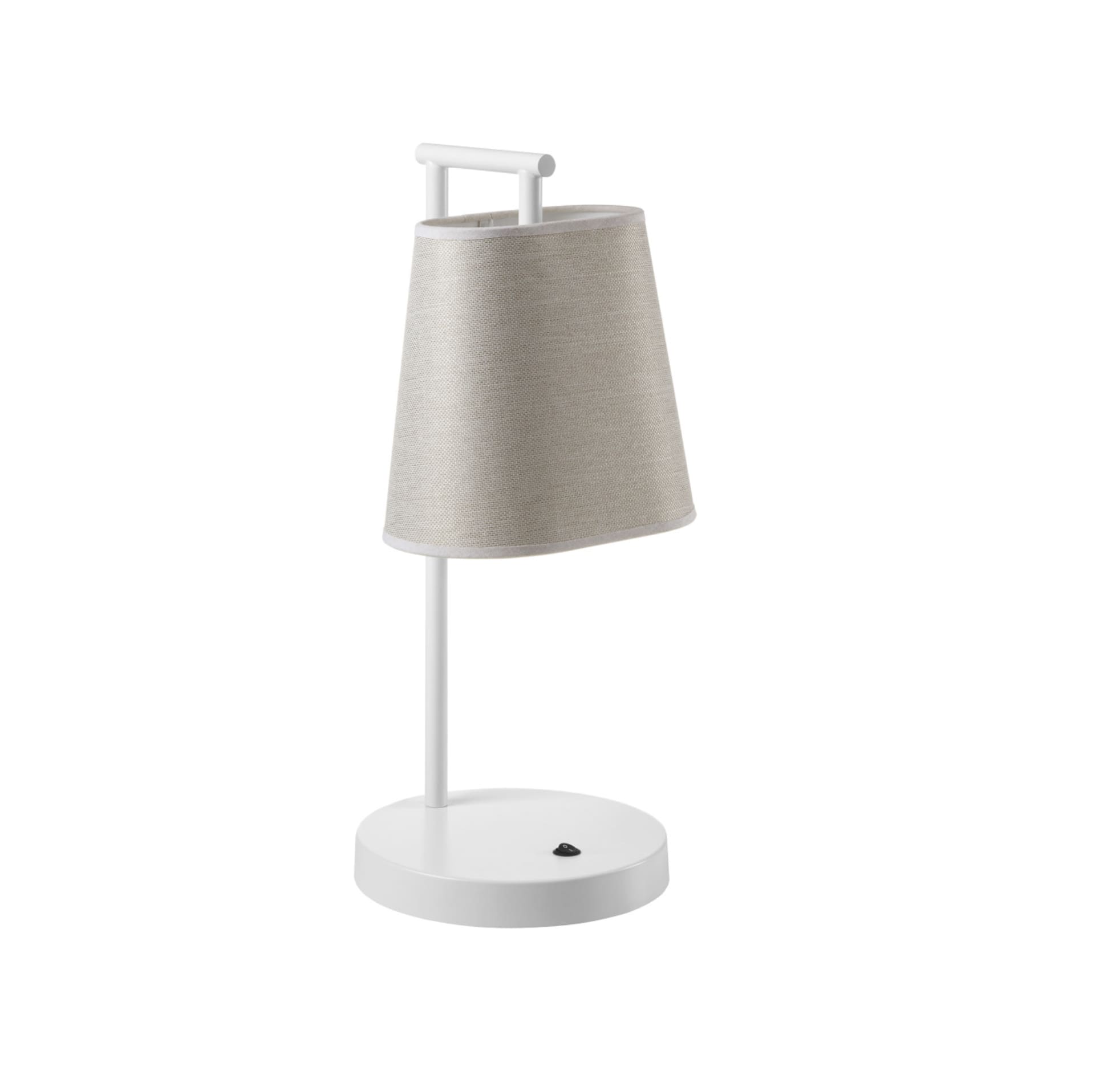 Lampe à poser en métal, marron H&nbsp;: 44cm