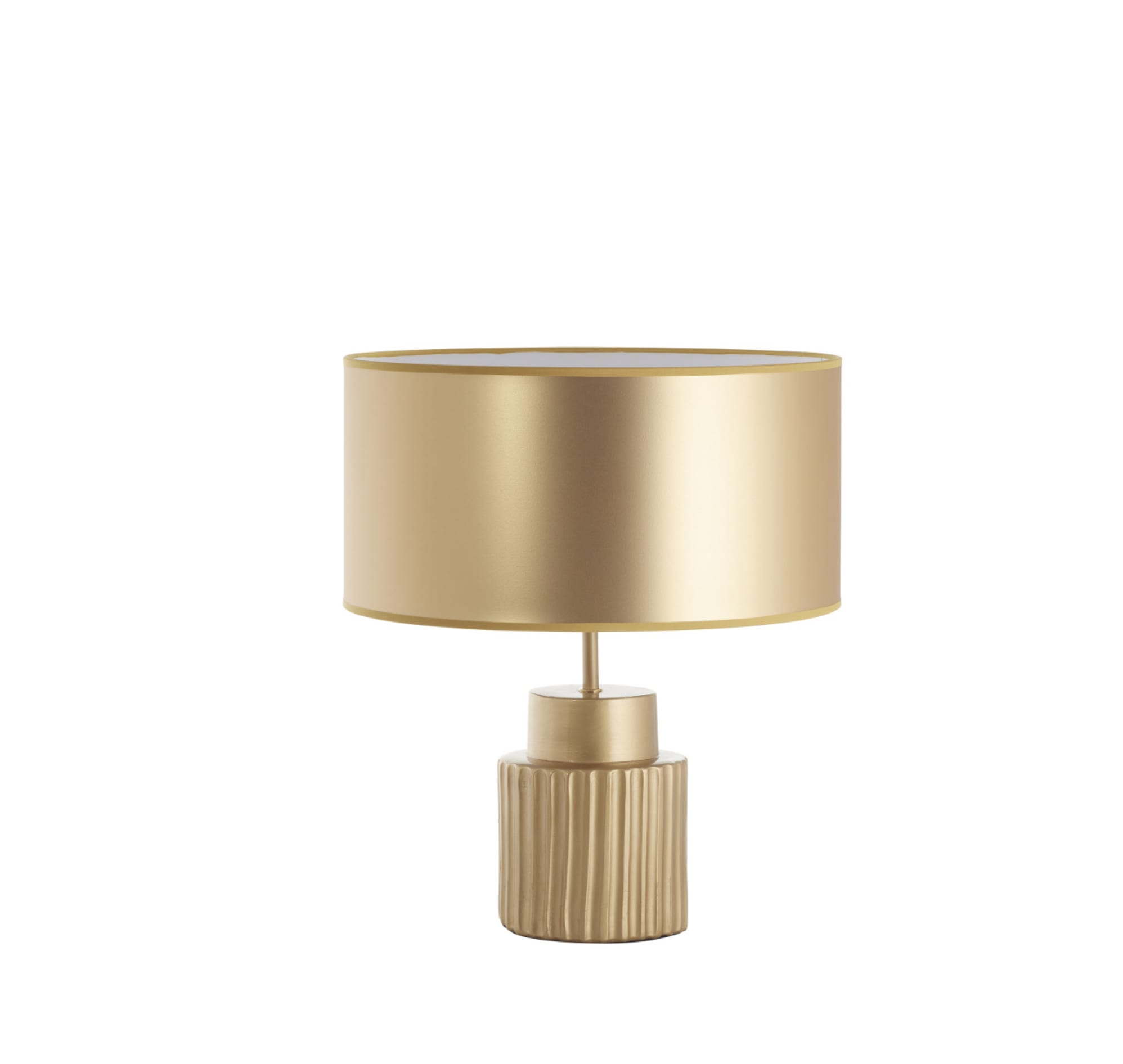 Lampe à poser en céramique, doré H&nbsp;: 46cm