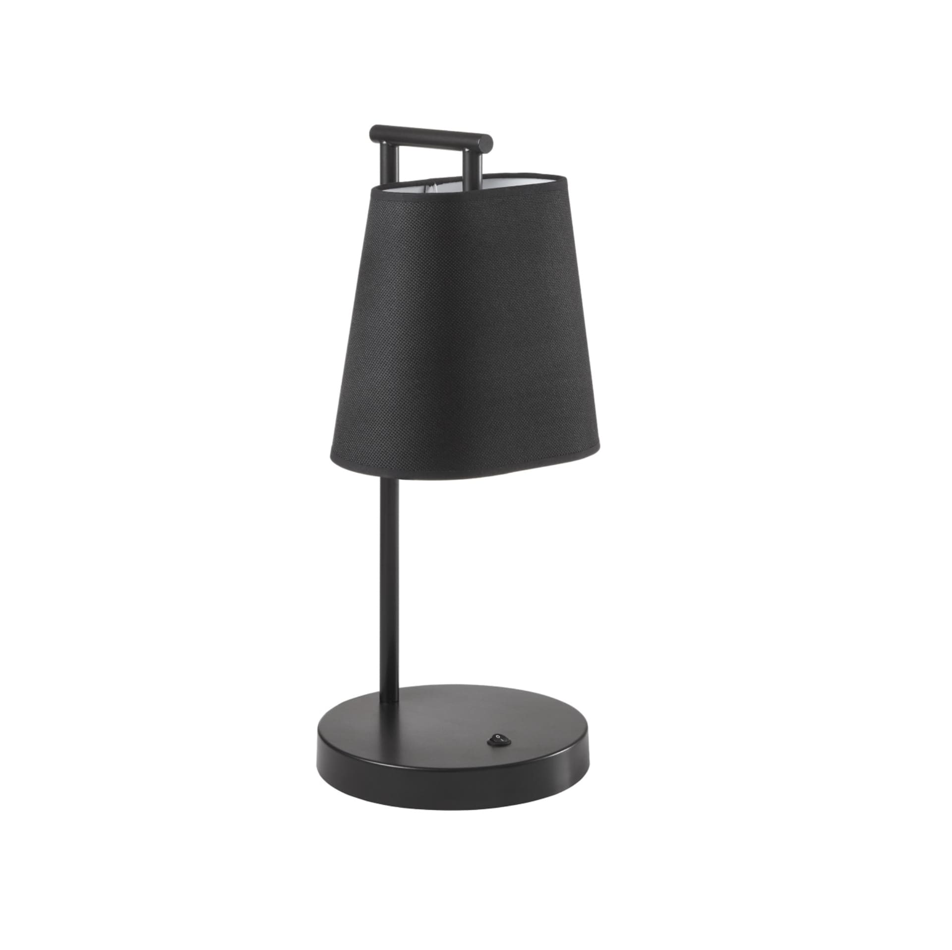 Lampe à poser en métal, noir H&nbsp;: 44cm