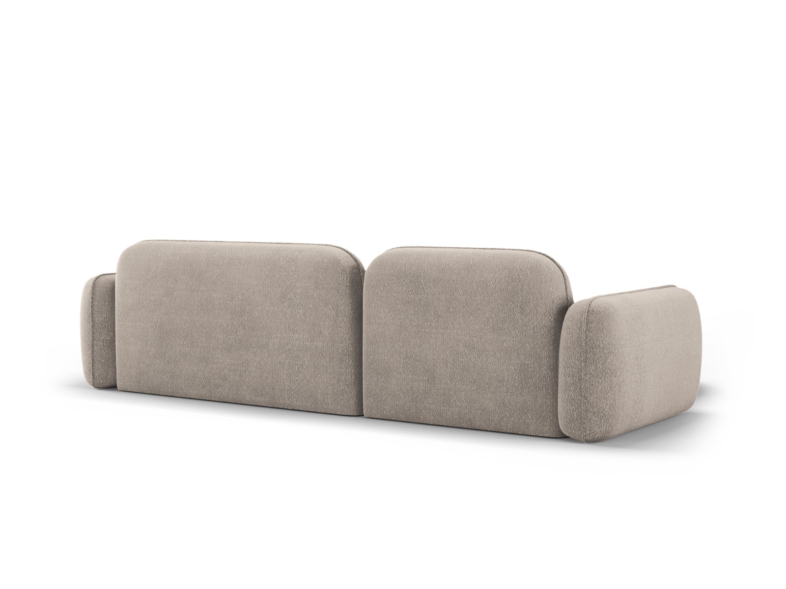 Lucien - Canapé velours, bouclette Beige - Vue supplémentaire 2