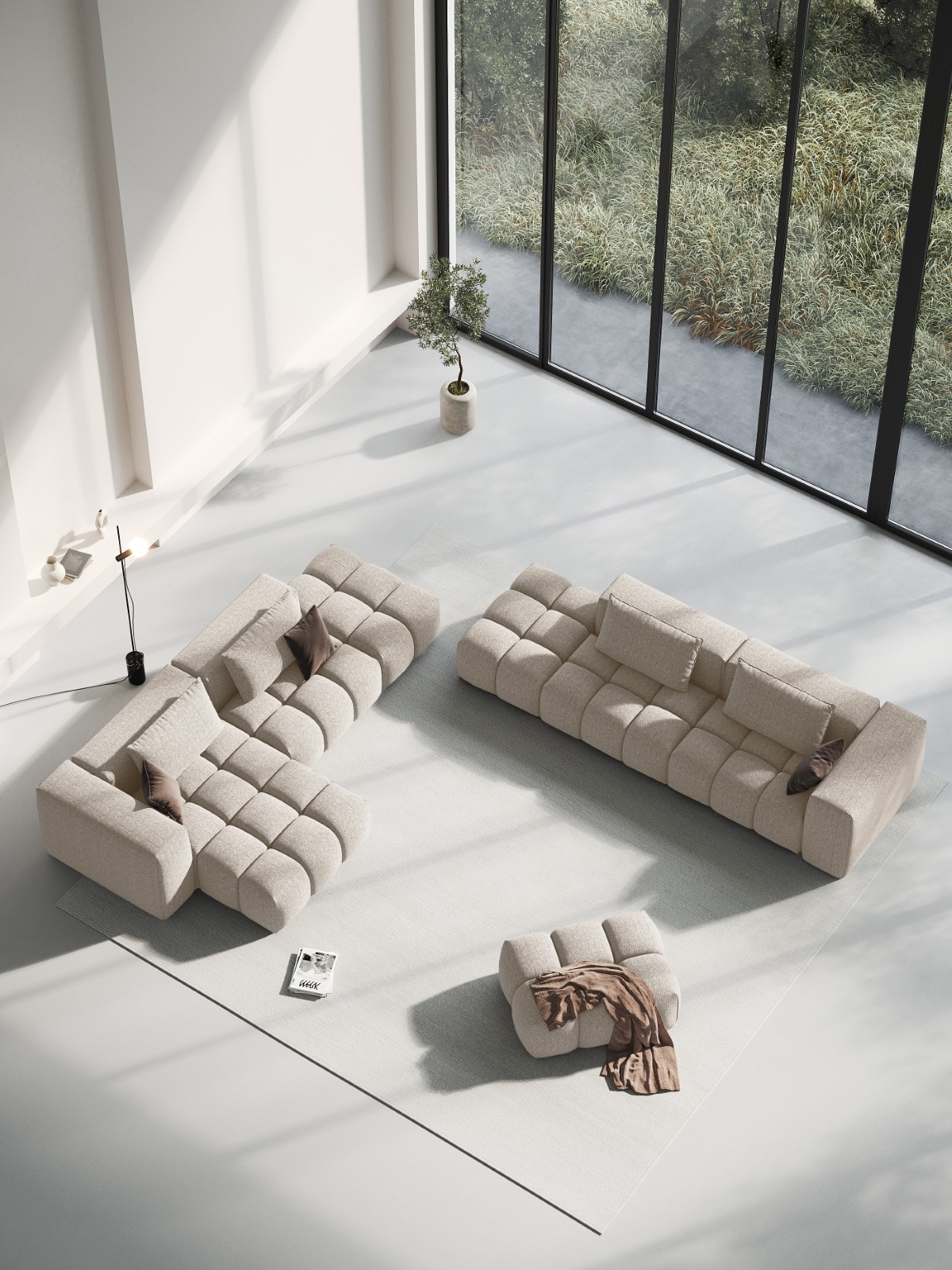 Produit similaire: Lorella - Canapé tweed Beige